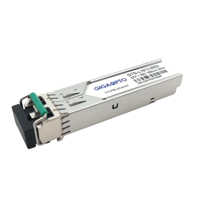 1000BASE-ZX 1.25G SFP 1550nm 80km औद्योगिक डुप्लेक्स LC SMF DOM ट्रांसीवर मॉड्यूल
