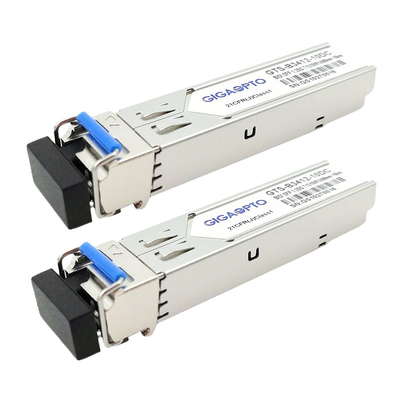 सिस्को GLC-BX-U संगत SFP BiDi 1.25G ईथरनेट TX1310nm RX1490nm 10km SMF