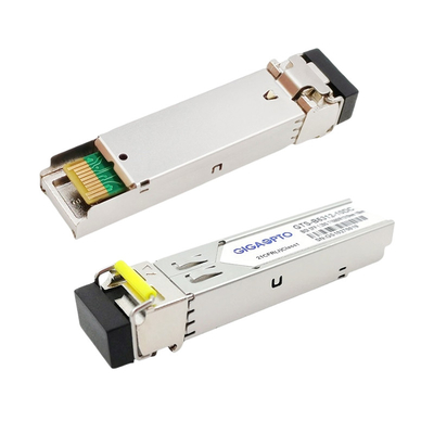 TX1550nm RX1310nm सिस्को 1000BASE-BX SFP ट्रांसीवर मॉड्यूल SMF GLC-BX-10D के लिए 10 किमी