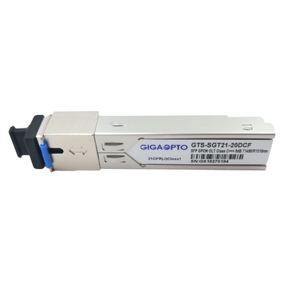 SFP GPON OLT ट्रांसीवर क्लास D 8dBm TX पावर ऑप्टिकल मॉड्यूल DDM