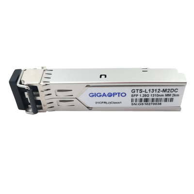 SFP 1000BASE-SX 1310nm MMF 2km DOM 1.25G ऑप्टिकल ट्रांसीवर मॉड्यूल डुप्लेक्स एलसी