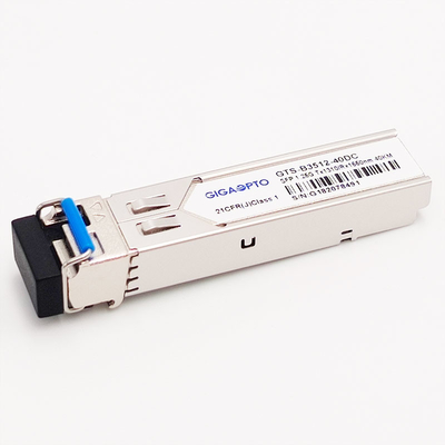 1000BASE-BX 1.25G BIDI SFP TX1310nm/RX1550nm 40km SMF LC DOM ट्रांससीवर मॉड्यूल