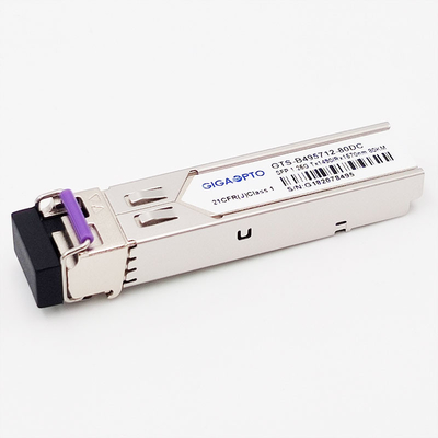 1.25G BiDi SFP 1000BASE-BX TX1490nm/RX1570nm 80km SMF DOM LC ट्रांससीवर मॉड्यूल