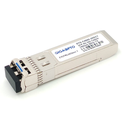 6G SDI सिंगल ट्रांसमीटर मॉड्यूल 1270nm-1450nm CWDM 20km LC DOM MSA