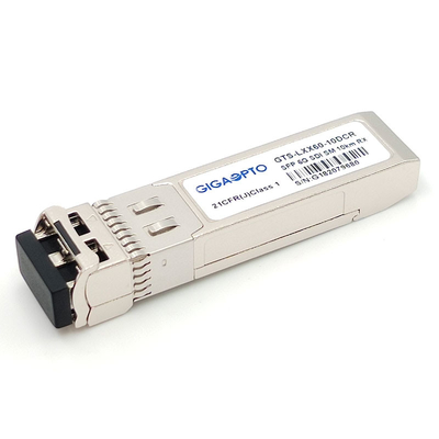 6G SDI SMPTE SFP पिन 10km SMF LC सिंगल रिसीवर मॉड्यूल MSA