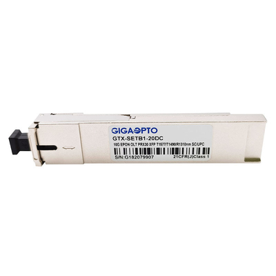 OLT असममित EPON XFP मॉड्यूल 1.25G SM 20km 1310nm PRX30 XFP T1577nm 10.3G T1490nm 1.25G