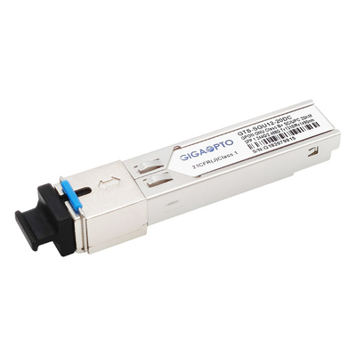 ONU ONT क्लास B+ GPON SFP ट्रांसीवर TX1.244G/RX2.488G 1310nm TX 1490nm RX SC UPC 20km DDM