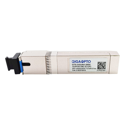9.953Gbps XGS PON ONU GPON SFP ट्रांसीवर 1270nm 1577nm SMF SC UPC 20km DOM