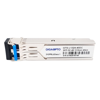 SMF LC DOM अन्य ऑप्टिकल ट्रांसीवर मॉड्यूल OC-48 STM-16 LR-1 2.5Gbps SFP 1310nm 40km