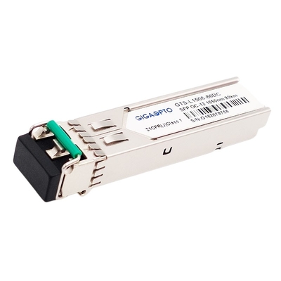 SFP OC-12/STM-4 622Mbps SONET/SDH 1550nm 80km ट्रांसीवर मॉड्यूल LC SMF DOM
