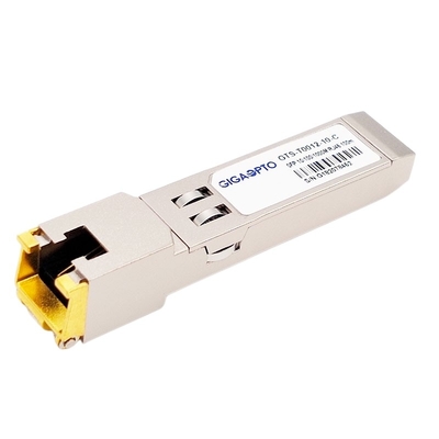 कॉपर SFP 10/100/1000BASE-T 100m SGMII Cat 6/6a RJ-45 ऑप्टिकल ट्रांसीवर मॉड्यूल