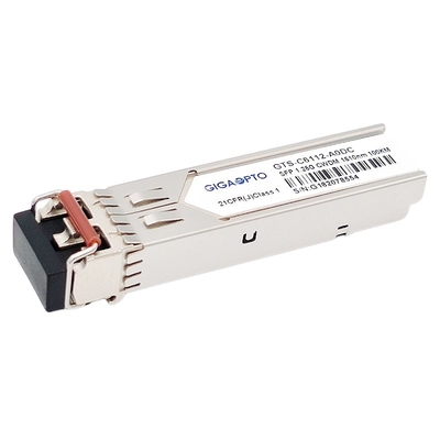 1.25G 1270 ~ 1610nm 100km 1000BASE CWDM SFP ट्रांसीवर मॉड्यूल SMF DOM डुप्लेक्स LC