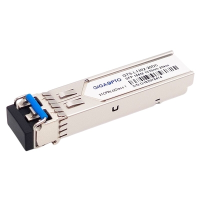 100BASE LX 155Mbps SFP ऑप्टिकल ट्रांसीवर 20km SMF डुप्लेक्स LC DOM Tx 1310nm Rx 1550nm