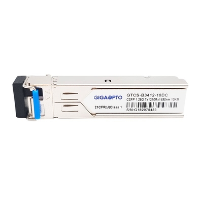 2 चैनल BiDi CSFP 1000BASE BX SFP ऑप्टिकल ट्रांसीवर मॉड्यूल LC SMF