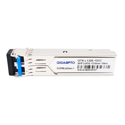 SFP 2G BASE LW फाइबर चैनल ट्रांसीवर 1310nm 10km SMF DOM डुप्लेक्स एलसी मॉड्यूल
