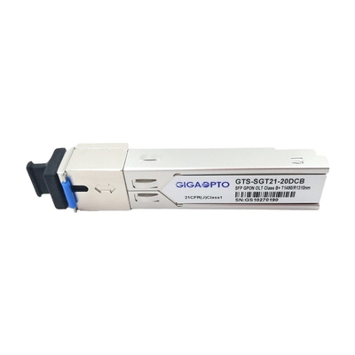 OLT GPON SFP ट्रांसीवर क्लास B+ TX 1490nm 2.5G RX 1310nm 1.25G 20km SC DDM ट्रांसीवर मॉड्यूल