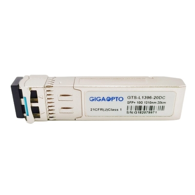 SFP+ 10G ELR सिंगल मोड फाइबर SMF 20km ऑप्टिकल ट्रांसीवर मॉड्यूल 1310nm LC DDM