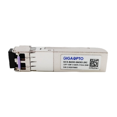 2 फाइबर 100BASE BIDI CSFP फाइबर ट्रांसीवर TX1490nm RX1310nm LC 20km डोम