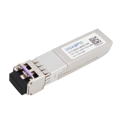 2 फाइबर 100BASE BIDI CSFP फाइबर ट्रांसीवर TX1490nm RX1310nm LC 20km डोम
