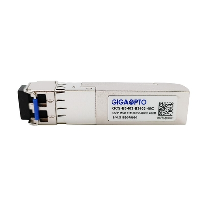 दोहरे चैनल 155Mbps कॉम्पैक्ट SFP BIDI ट्रांसीवर TX1310nm RX1490nm LC 40km डोम