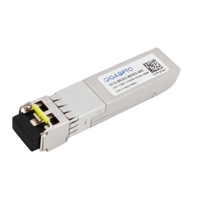 100BASE BX CSFP दोहरी BIDI 40km TX1550nm RX1310nm SM ट्रांसीवर LC DOM