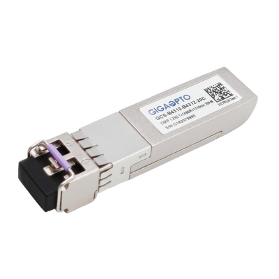 1000 बेस 2 चैनल BIDI CSFP कॉम्पैक्ट SFP ट्रांसीवर मॉड्यूल TX1490nm / RX1310nm 20 किमी