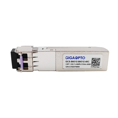 1.244G डुअल चैनल BIDI CSFP ट्रांसीवर मॉड्यूल TX1490nm RX1310nm SMF 40km