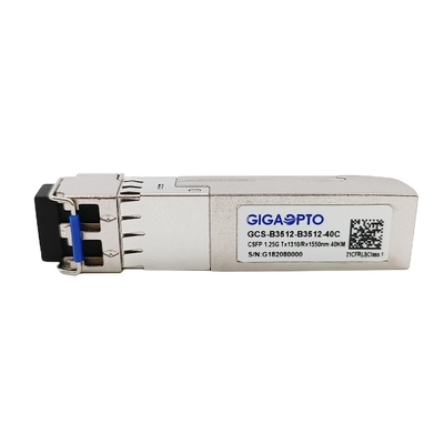 2 फाइबर 1.244Gbps कॉम्पैक्ट SFP BIDI 1310nm 1550nm SMF 40km LC DOM
