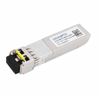 1000BASE CSFP दोहरी बीड़ी ट्रांसीवर 40km TX1550 RX1310 SM LC DOM