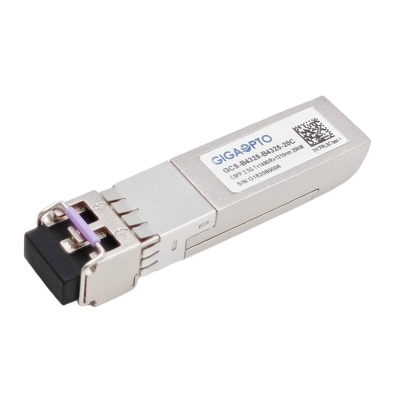 2 फाइबर 2.488Gbps CSFP BIDI SM ट्रांसीवर 20km TX1490 RX1310 LC DOM