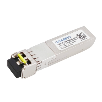 10G कॉम्पैक्ट SFP+ डुअल बीड़ी ट्रांसीवर 20km LC DOM
