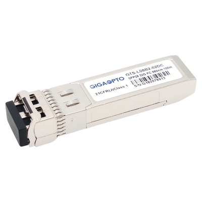 32G फाइबर चैनल लघु तरंग दैर्ध्य 32GFC SW 850nm SFP28 ट्रांसीवर मॉड्यूल 100m LC DOM