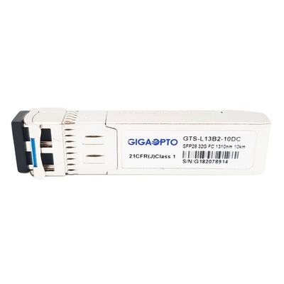 32G FC LW SFP28 फाइबर चैनल ट्रांसीवर 1310nm 10km SMF LC DOM