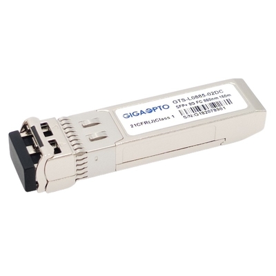 8G फाइबर चैनल 8GFC SFP + SW 850nm फाइबर ट्रांसीवर मॉड्यूल 300m DOM LC MMF