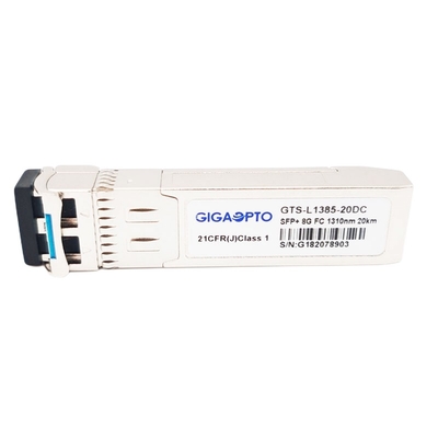 8G ब्रोकेड फाइबर चैनल SFP + 1310nm 20km LC SMF ट्रांसीवर DOM