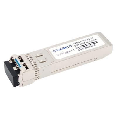 SFP + 8G FC फाइबर चैनल ट्रांसीवर मॉड्यूल SMF 1310nm 25km LC DOM