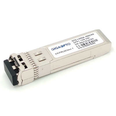 12G-SDI SFP+ डुअल रिसीवर मॉड्यूल 10km LC DOM नॉन MSA पिनआउट