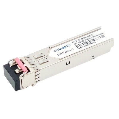 3Gb/S CWDM ट्रांसमीटर रिसीवर SFP ट्रांसीवर मॉड्यूल वीडियो पैथोलॉजिकल पैटर्न 40km MSA