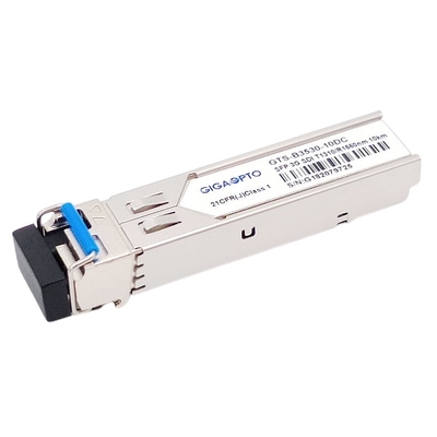 3Gbps MSA डिजिटल वीडियो SFP BiDi 1310nm TX 1550nm RX 10km ट्रांसीवर मॉड्यूल SD/HD/3G-SDI के लिए