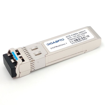 12G SDI CWDM ट्रांसमीटर SFP + Tx 1270 ~ 1450nm DFB ट्रांसमीटर 20KM LC DOM MSA पिनआउट