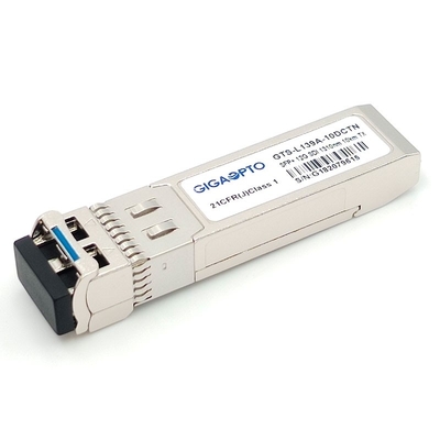 12Gbps 10km 1310nm सिंगल ट्रांसमीटर वीडियो SFP ट्रांसीवर मॉड्यूल नॉन MSA पिनआउट LC SMF DOM