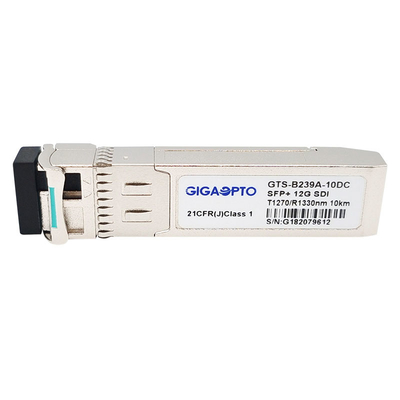 12G UHD SDI वीडियो SFP ट्रांसीवर BiDi 12T 13R SMPTE ऑप्टिकल ट्रांसीवर निर्माता