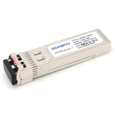 12G SDI CWDM डिजिटल वीडियो ऑप्टिकल ट्रांसीवर 1270 ~ 1450nm 20KM डुप्लेक्स एलसी सिंगल मोड फाइबर एमएसए