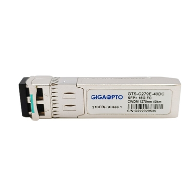 16G SFP + CWDM 1270nm-1610nm 40km फाइबर चैनल ट्रांसीवर मॉड्यूल SMF