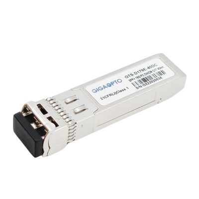 16G FC DWDM SFP + 40km फाइबर ट्रांसीवर मॉड्यूल LC DOM