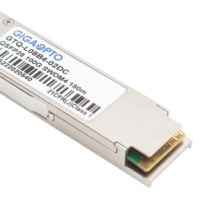 100GBASE-SWDM4 QSFP28 850nm-940nm MMF ट्रांसीवर 100m DOM LC