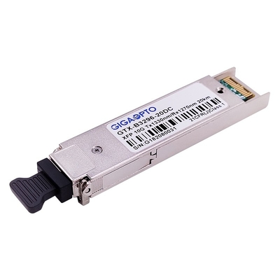 LC DOM 10Gbps BIDI XFP ELR ऑप्टिकल ट्रांसीवर मॉड्यूल 1270nm / 1330nm 20km
