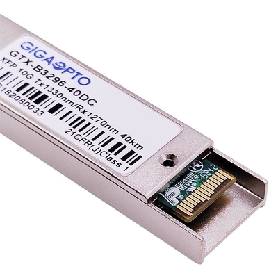 XFP BIDI ER40 10Gbps फाइबर ट्रांसीवर मॉड्यूल 1330nm / 1270nm 40km DOM