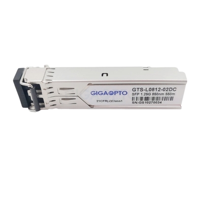 MMF GLC-SX-MM के लिए 1.25G सिस्को संगत SFP ऑप्टिकल ट्रांसीवर 850nm 550m