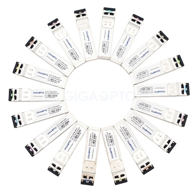CWDM-SFP10G-Xx के लिए 10GBase सिस्को संगत फाइबर ट्रांसीवर मॉड्यूल 1270-1610nm